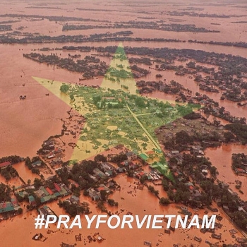 flood in central vietnam foreign netizens pray for vietnameses safety